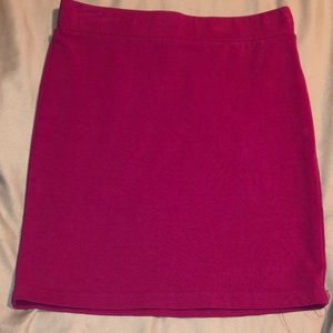 A pink skirt!